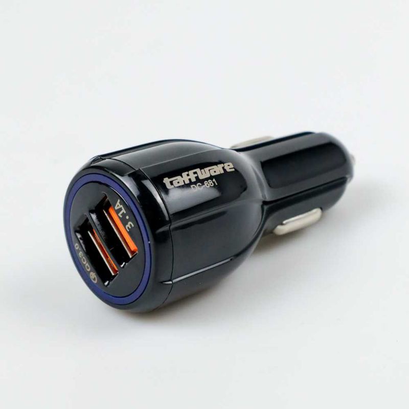 Car charger mobil motor Quick charging 3.0 dual Usb port 3.1A