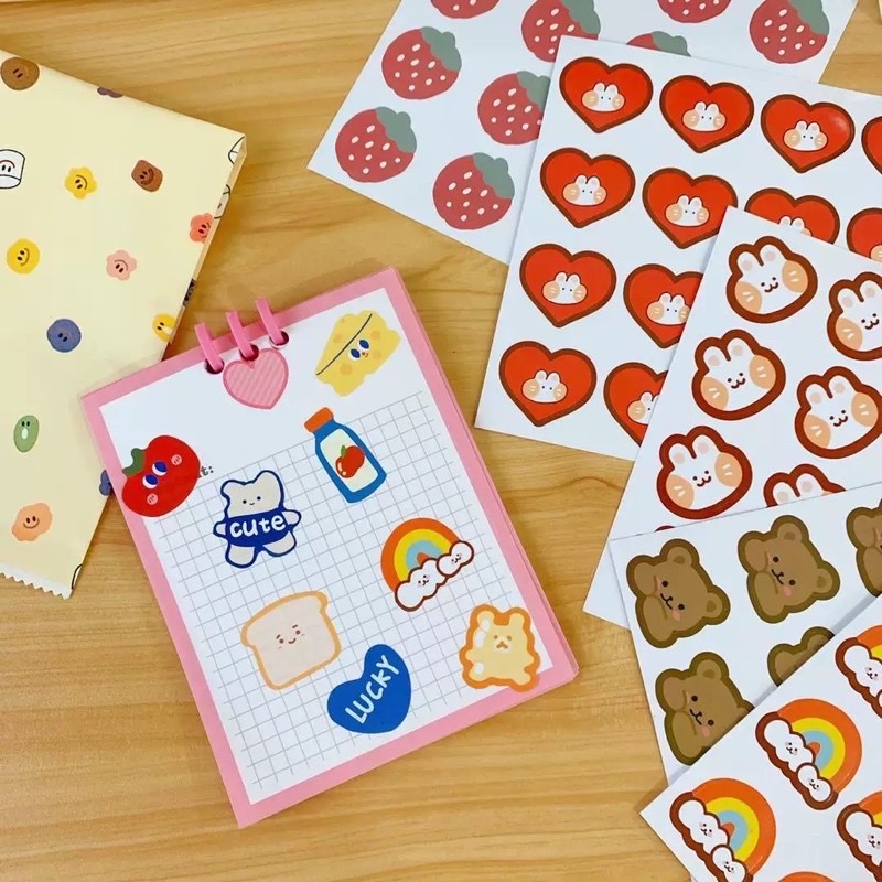 cute sticker decorative diy diary sticker