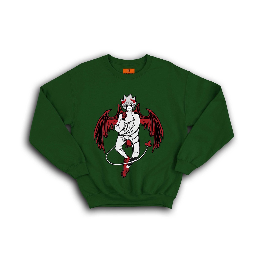 SWEATER ASTA DEMON ANIME SPESIAL BLACK CLOVER