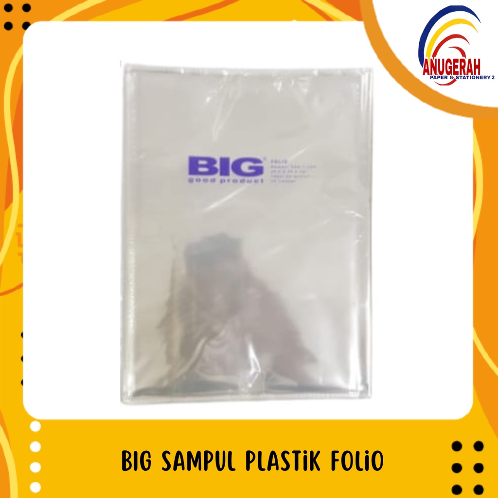 

BIG Sampul Plastik OPP Folio Isi 25 Lembar (PAK)