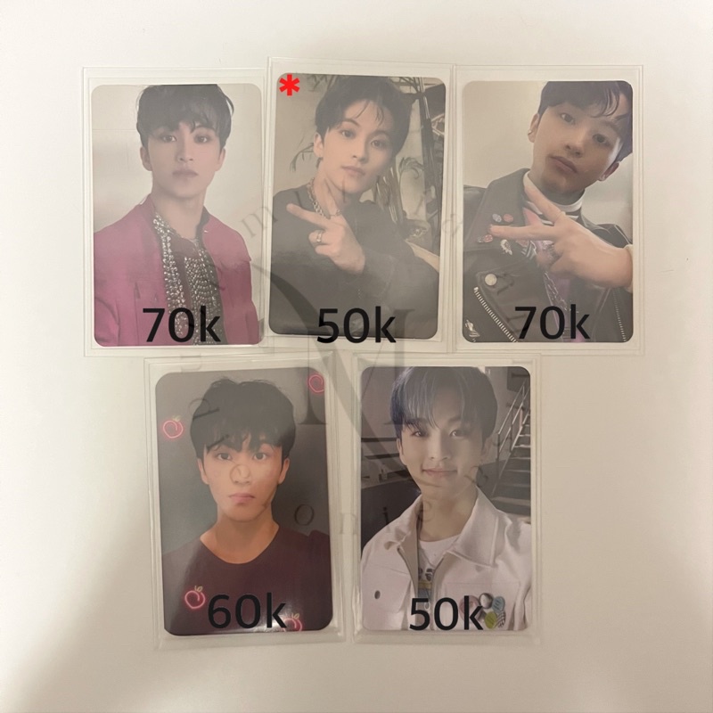 pc photocard photo card mark lee nct dream 127 hot sauce era chillin crazy boring AR yizhiyu