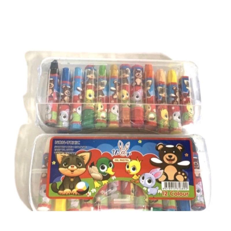 

Krayon warna crayon oil pastel Usagi 12 warna