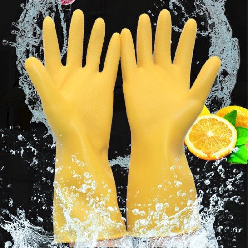 Sarung Tangan Karet Latex Premium (Super Tebal) Size S - Xl / Alat Kebersihan