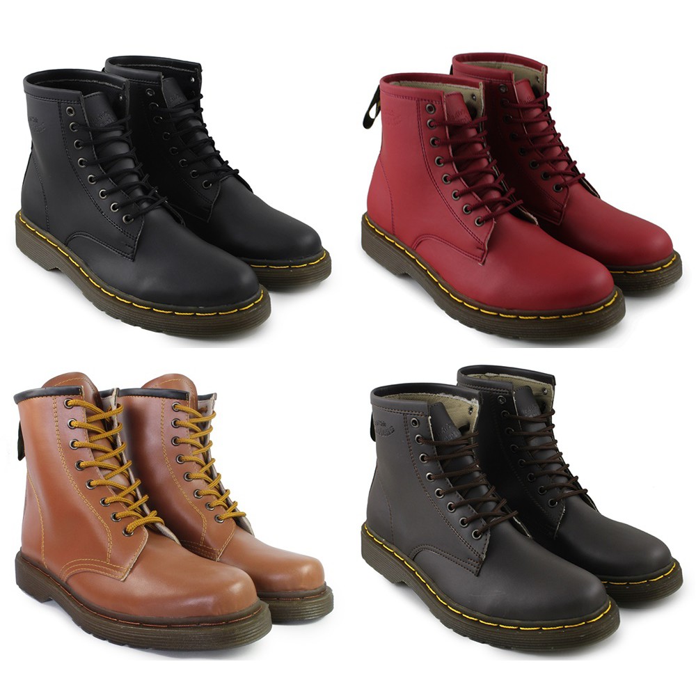 Sepatu Pria Dr Martens High Boots Docmart Tinggi Kasik Traveling Biker Boot Murah