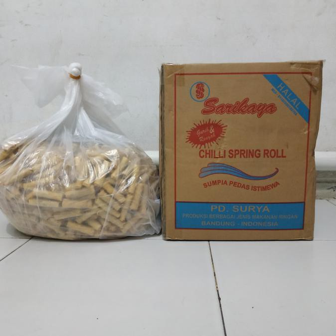 

Dijual Sumpia Udang Pedas Cap Sarikaya/ 1 Dus Isi 5Kg Terlaris