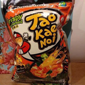 

Tao Kae Noi Crispy Seaweed Tom YumGoong 32gr | Snack Rumput Laut