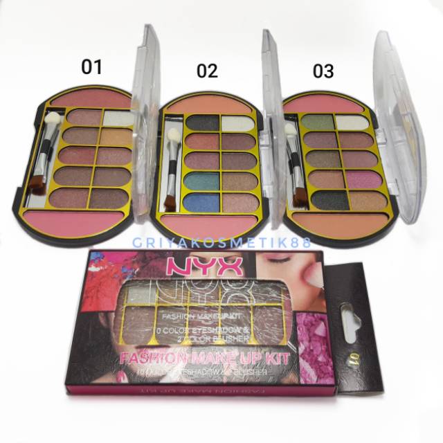 EYESHADOW &amp; BLUSHON NYX FASHION MAKEUP KIT