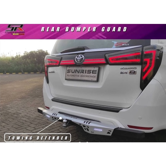 BUMPER TOWING DEFENDER SILVER TOYOTA INNOVA REBORN SUPER QUALITY