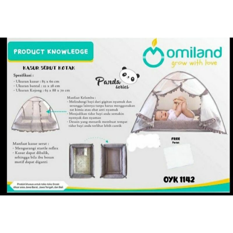 KASUR SERUT KOTAK PANDA SERIES OMILAND