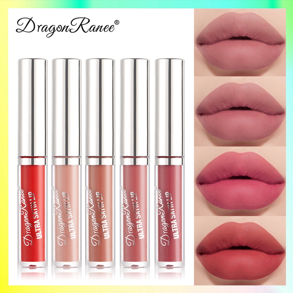 DRAGON RANEE Lipstik Smooth Matte Lipstick Brightens and moisturizes the lips TD003