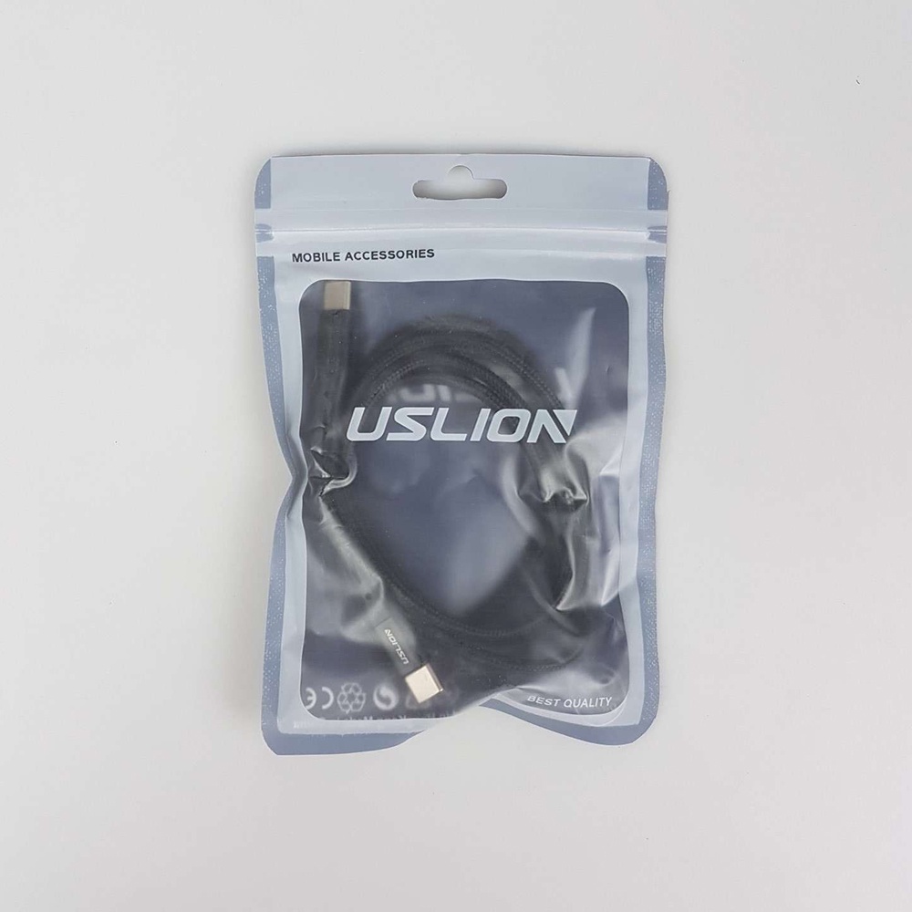 USLION Kabel Charger Type C to Type C 3A 60W 1 Meter - P14B4