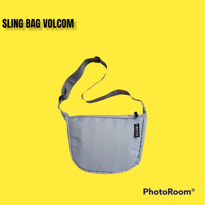 FUKU SLING BAG VOLCOM TAS SELEMPANG VOLCOM SLINGBAG VOLCOM TAS FUKU VOLCOM LOGO BORDIR