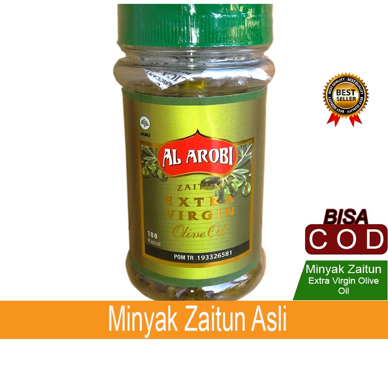 Minyak Zaitun Asli Al Arobi 100 Kapsul | Minyak Zaitun Murni | Minyak Zaitun Kapsul