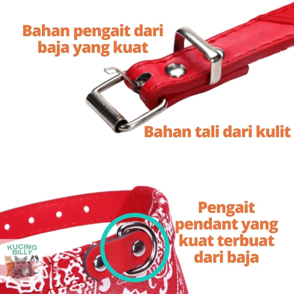 Kalung Bandana Kucing anjing