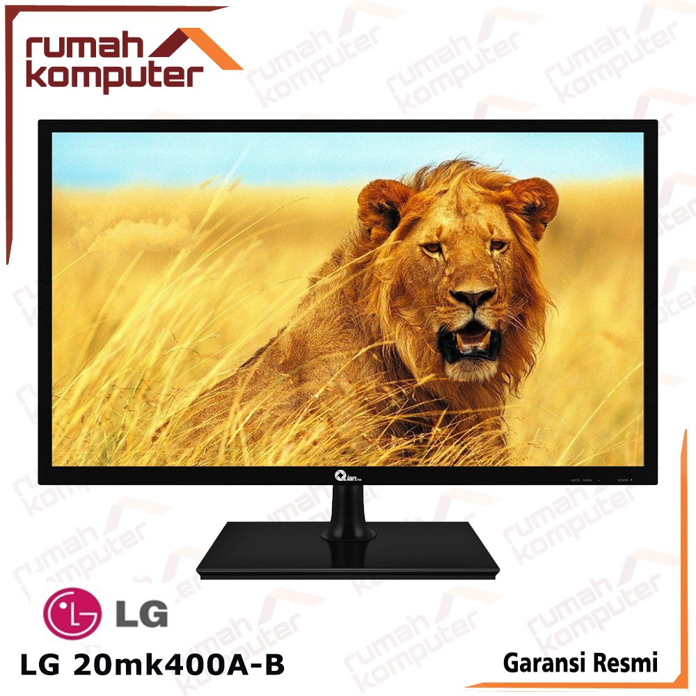 LG Monitor LED 20MK400A-B Analog 20" MONITOR KOMPUTER PC DAN CCTV