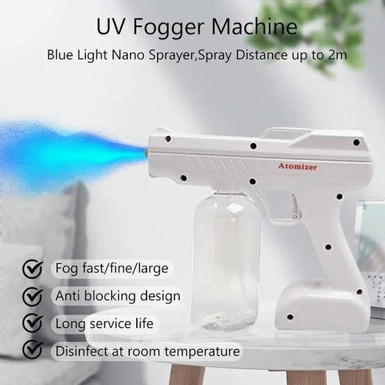 spray gun disinfektan wireless charging nano