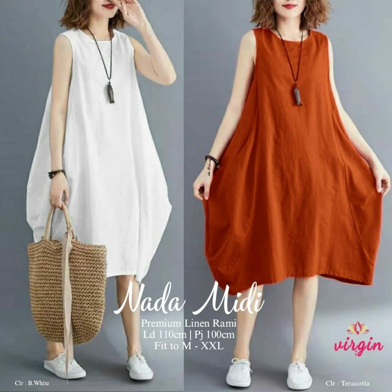 NADA MIDI DRESS BY VIRGIN
