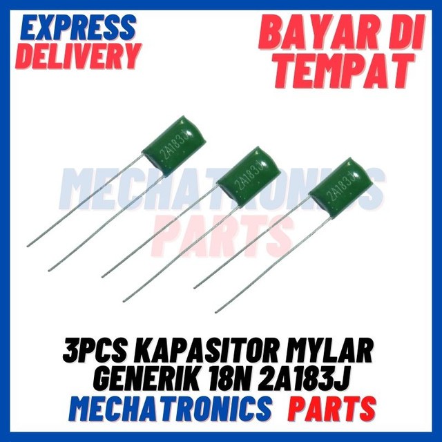 [PAS-9295] KAPASITOR MYLAR GENERIK 18N 2A183J