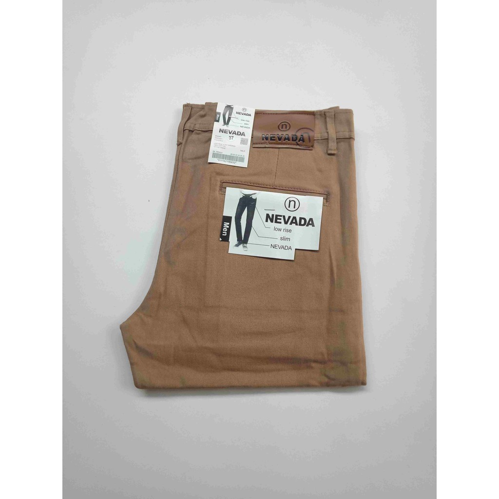 REGULER Celana Chino Reguler fit Standart Basic Lurus Longgar Bahan Melar Nyaman Buat Gerak