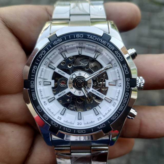 Jam Tangan Forsining White