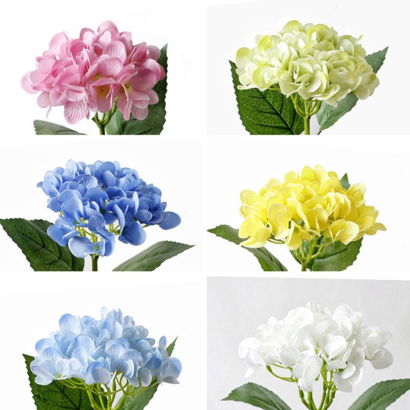 Bunga Hydrangea AF70 Hortensia Artificial Dekorasi Backdrop Properti Foto Buket Wedding