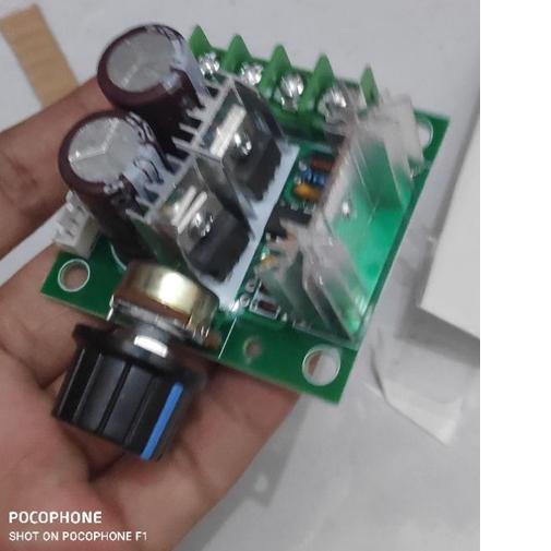 ♗ PWM DC 10A dimer DC-Dc dimer Pengatur kecepatan Motor DC Motor Speed Control Dimmer Motor DC ❂