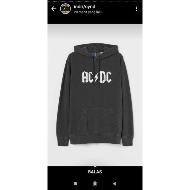 hoodie AC~DC terbaru