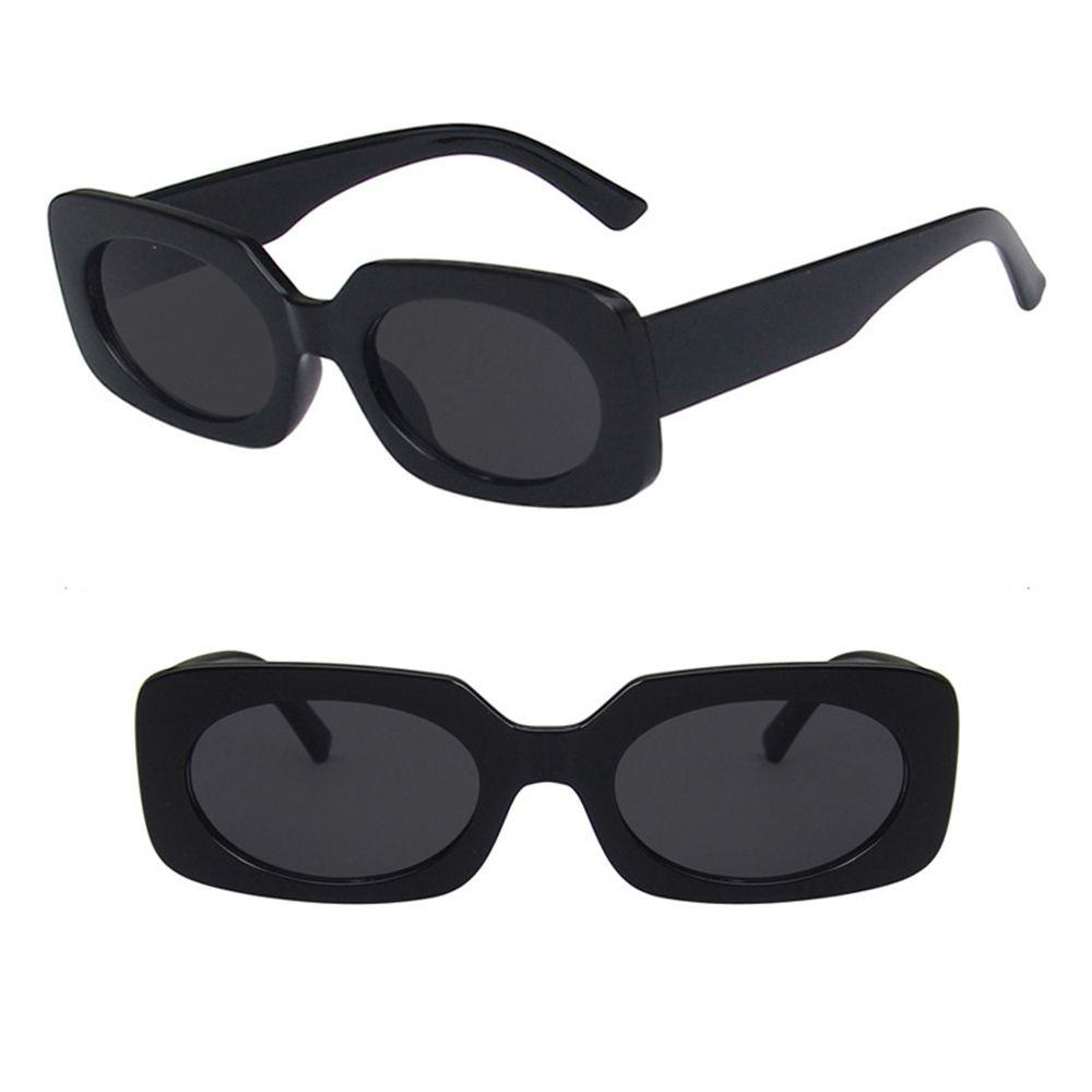 Lily Wanita Kacamata Hitam Populer Vintage Eyewear Rectangle Sunglasses