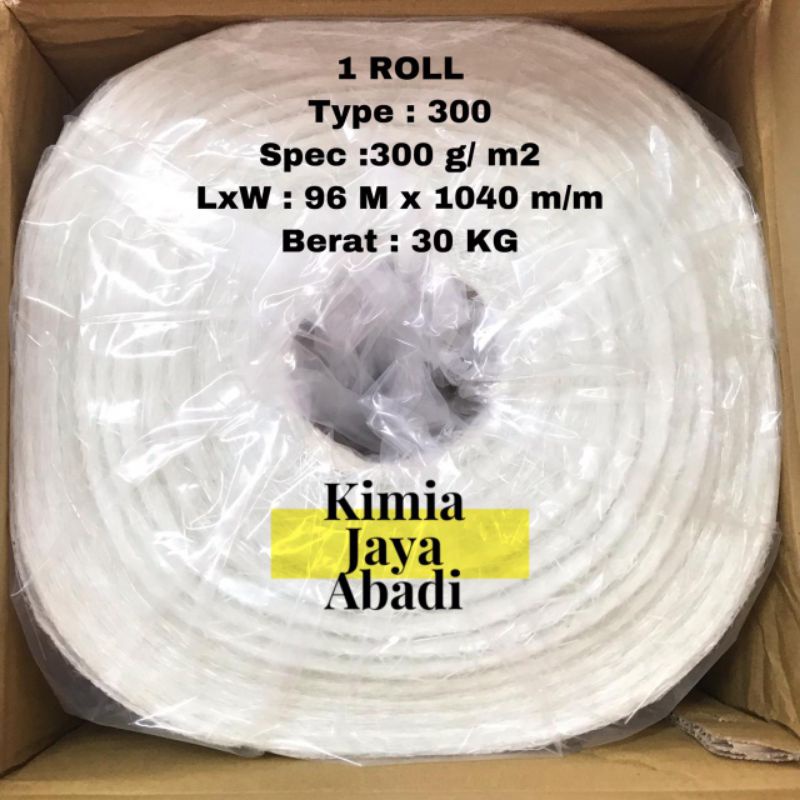 Serat Fiberglass / Matt Fiber 1 Roll 30 KG