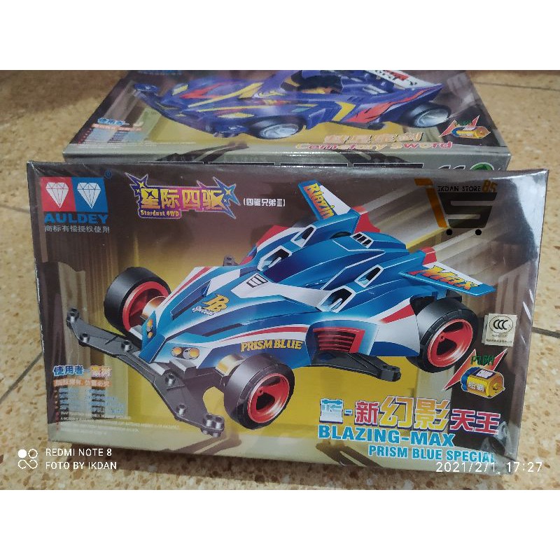 Auldey Blazing Max Prism Blue