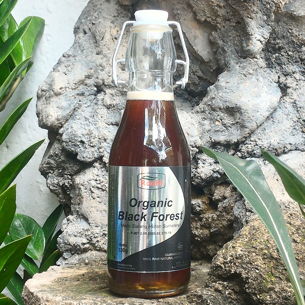 

Organic Black Forest Super 330gr II Madu Hitam Murni Mentah Hutan Sialang Riau Bergaransi Teruji Lab