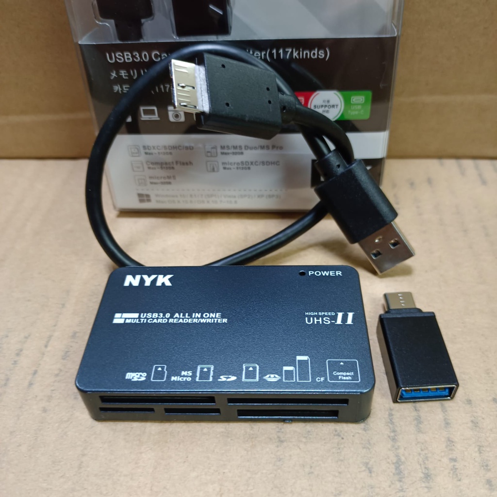 NYK Card Reader 6 SLOT USB 3.0 V3-09