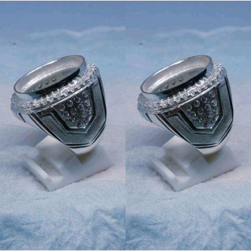 CINCIN EMBAN RING PERAK 925 HANDMADE MODEL TANEM