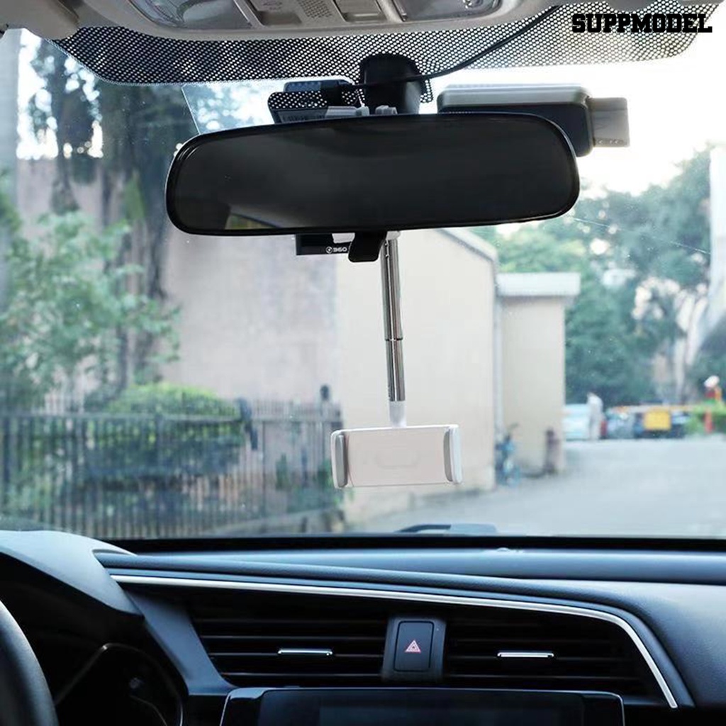 Sdl Bracket Klip Stand Kaca Spion Mobil Universal Retractable Adjustable Holder Handphone