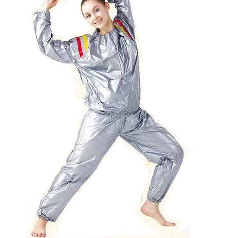 silver sauna suit