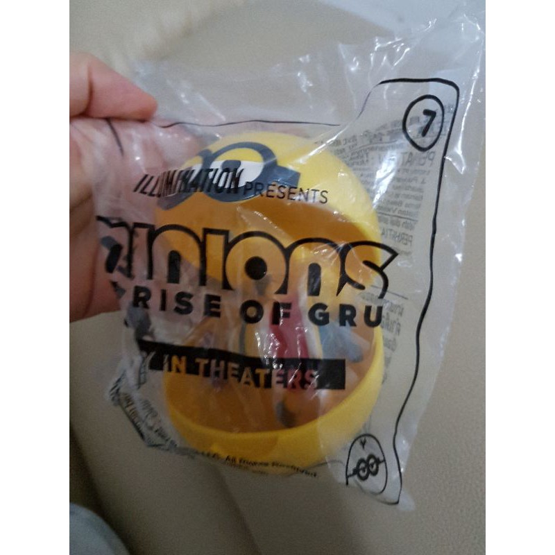 Mainan Happy Meal Minion Rise of The Gru 2020 / King Bob Gold Reguler Minions