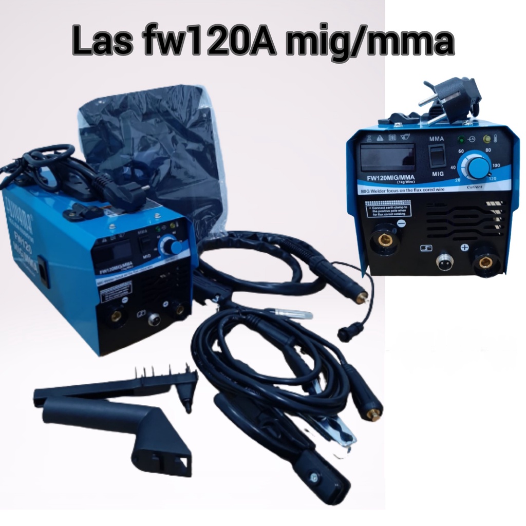 GEBYAR!!! Mesin Travo Las MIG Mesin Las MIG / TIG / MMA 120 Tanpa Gas FUJIYAMA/RED FOX Inverter Travo Las CO2 mesin las 3 in 1