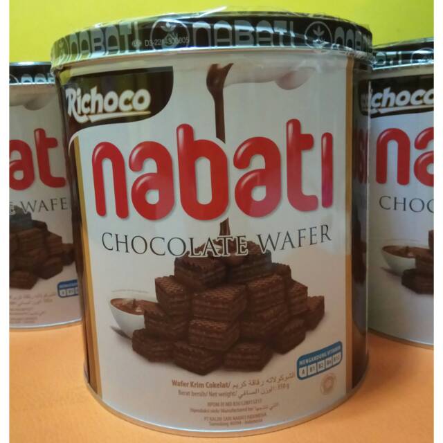 Nabati Chocolate Wafer Kaleng 350gr