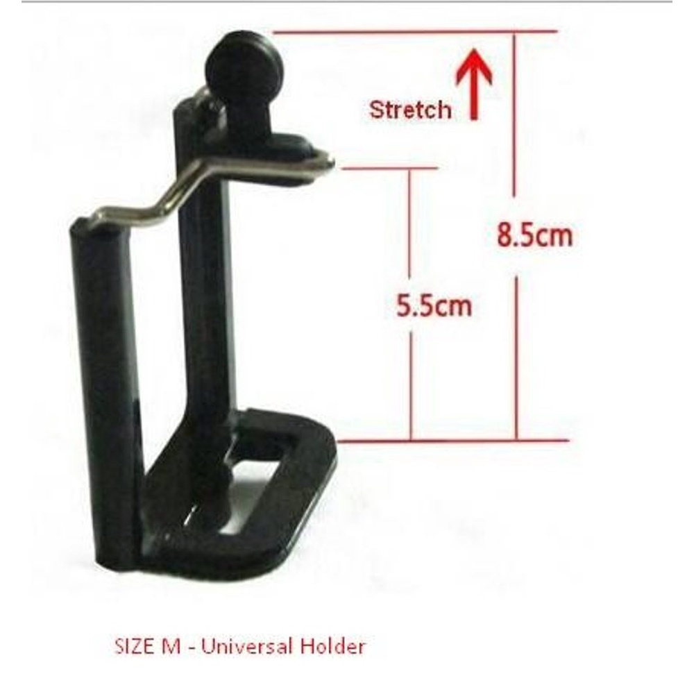 Universal Phone Holder U Penjepit Tongsis / Tripod Size 5-8.5cm / Universal Clam Holder U Penjepit Tongsis / Tripod Size 5-8.5cm