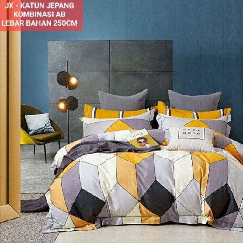 Seprai Katun Jepang/ Sprei Katun Satin Impor Original