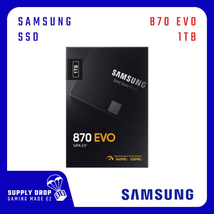 Samsung SSD 870 EVO 1TB / SSD 1TB