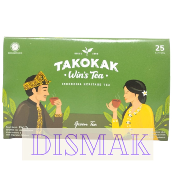 Teh Takokak Green Tea Celup Amplop