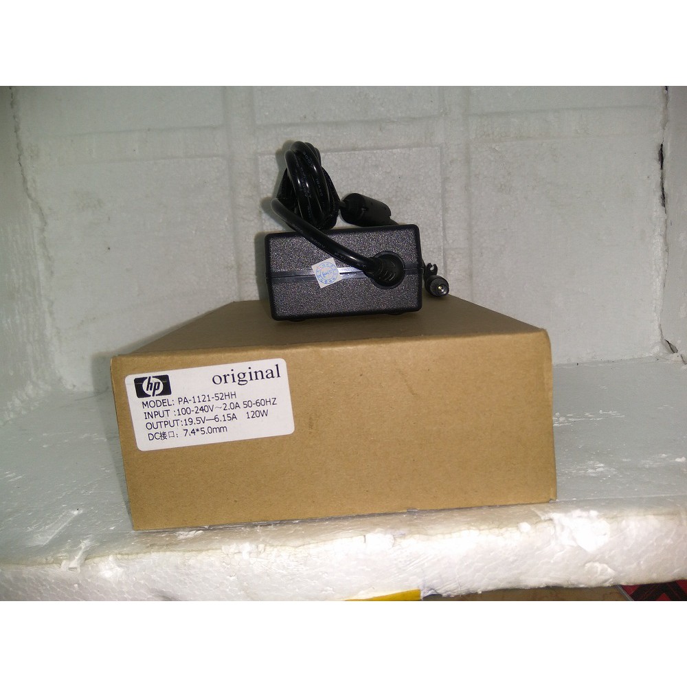 Adaptor Original Hp 19.5V - 6.15A DC: 7,4x5.0mm Jarum