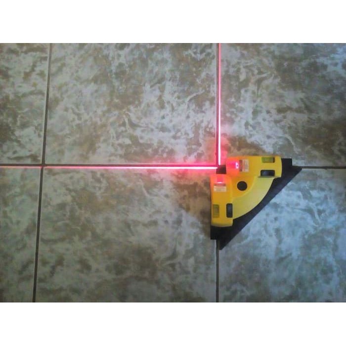 Alat Ukur Siku 90 Derajat Square Laser Line With Waterpass Level