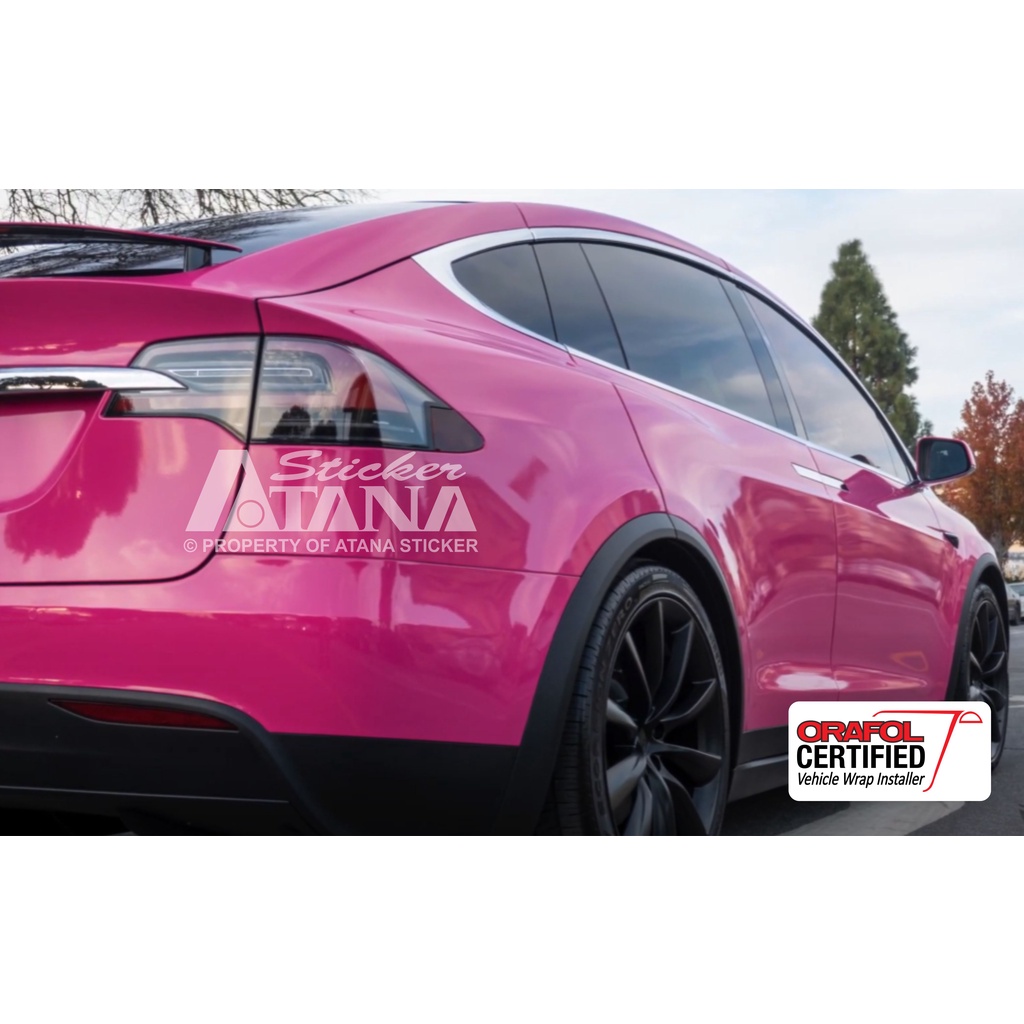 Skotlet Pink Glossy Oracal 651 Scotlet Merah Muda Gloss Stiker Metalik Kilap Gilap Meteran Sticker Decal Roll Scotlite Body Mobil Motor Matic Sepeda Scotlight Kasar Cat Dekorasi Kaca Kap Background Aquarium Furniture Nissan Swift Vitara Brezza Hyundai