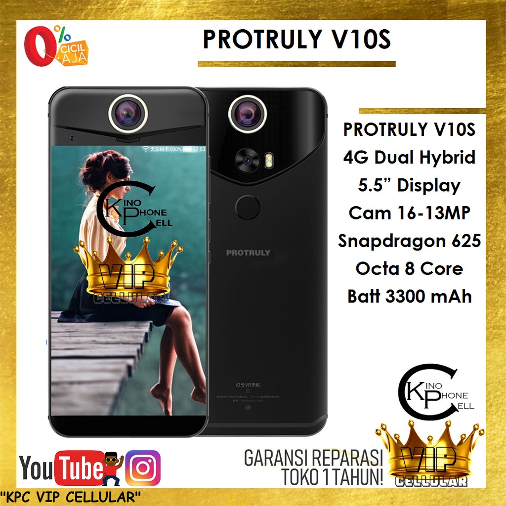 KPC VIP PROTRULY V10S 64GB ROM 4GB RAM VR CAMERA NEW SMARTPHONE