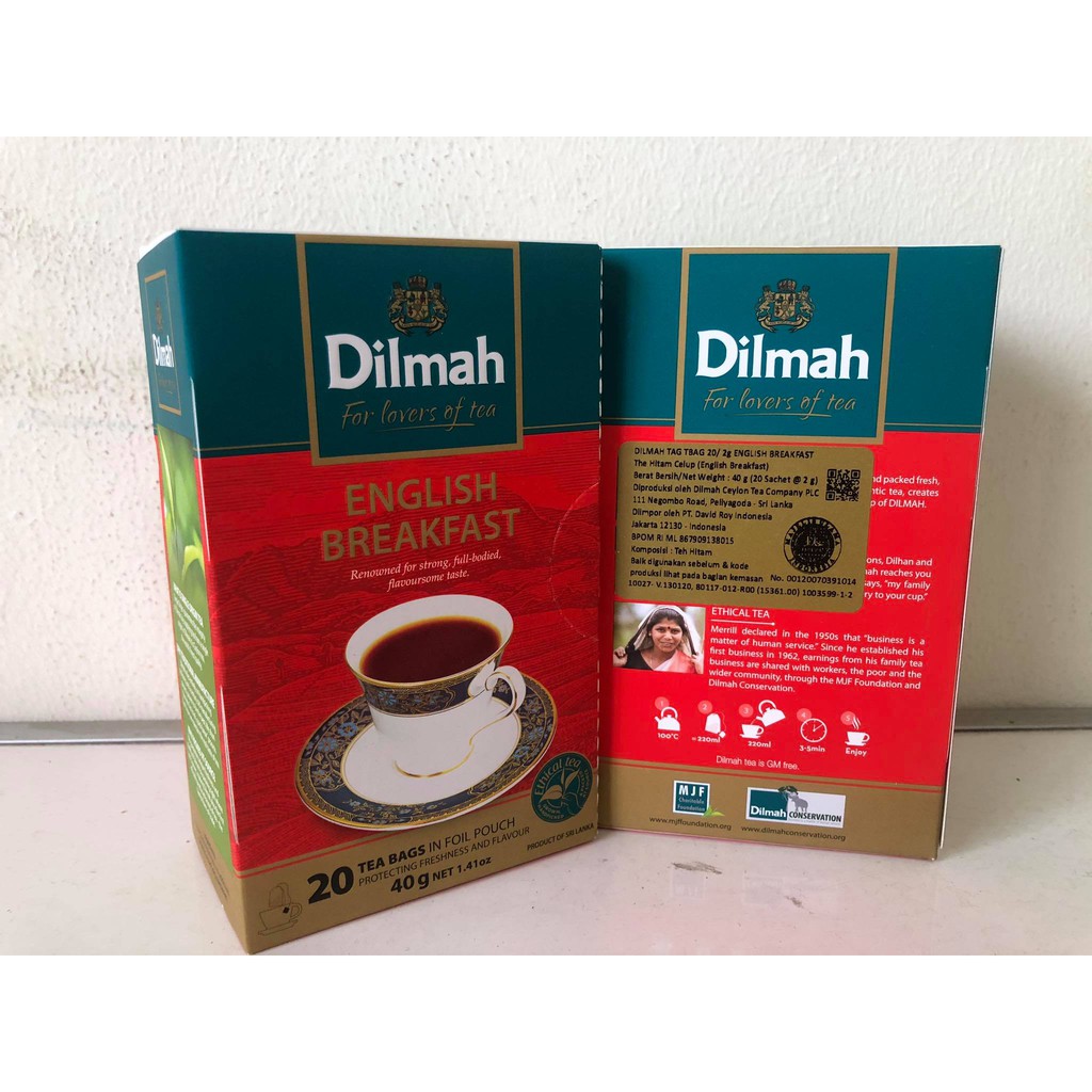 Dilmah English Breakfast Tea / Black Tea/ Instant Black Tea 20bags 40g