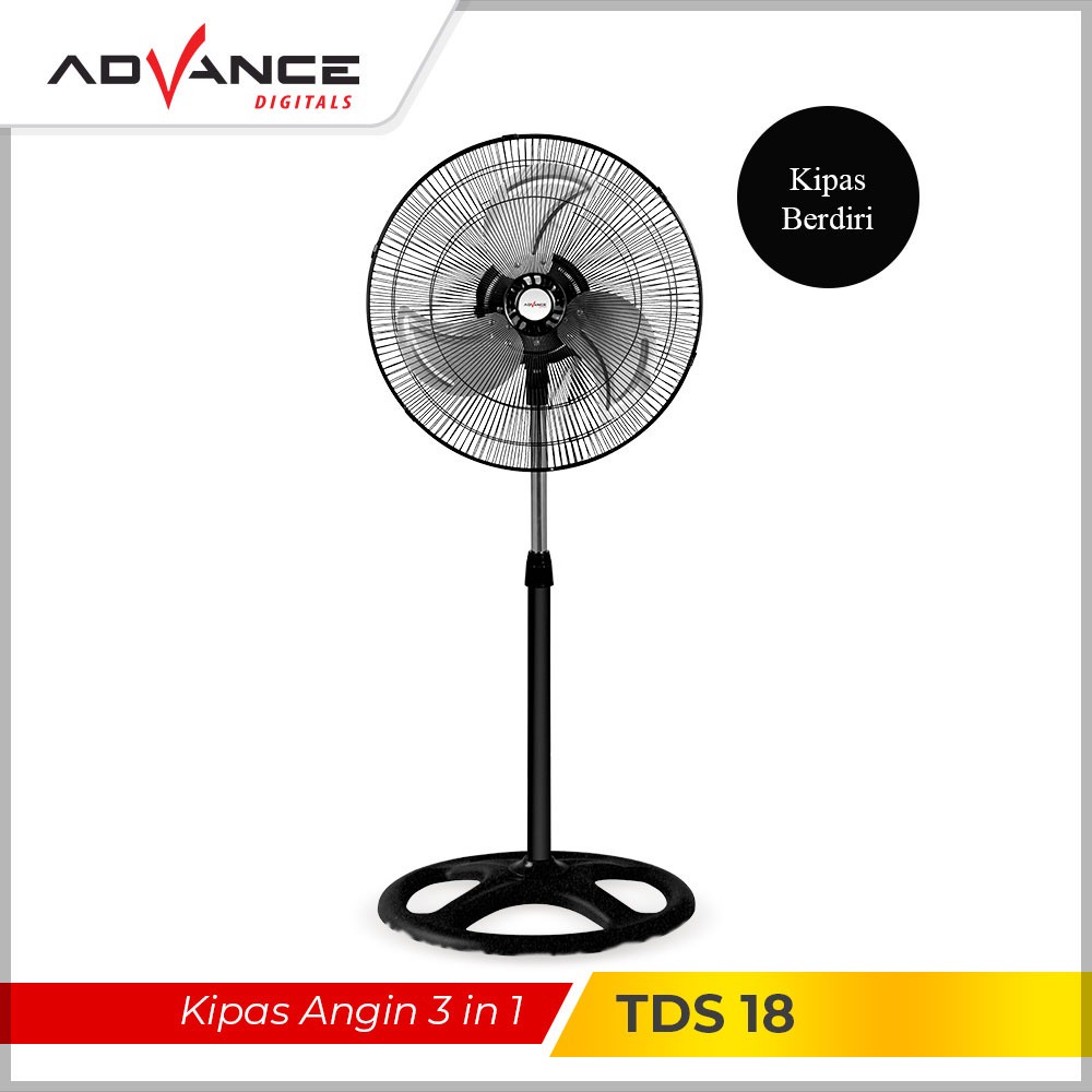 Kipas Angin ADVANCE TDS-18 18inch Fan Multifungsi 3in1 | Garansi Resmi Advance 1 Tahun