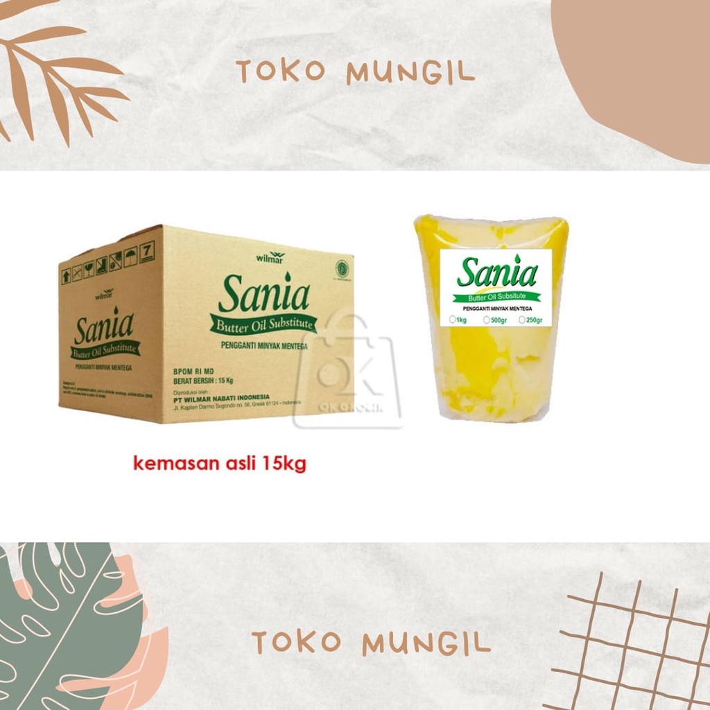 

Sania Butter Oil Substitute (BOS) Margarin