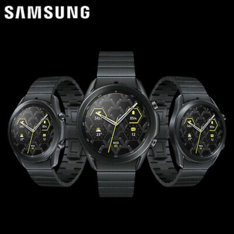 Samsung Galaxy (2nd) Watch 3 Titanium SM-R840 Black 45mm/45mm Garansi SEIN
